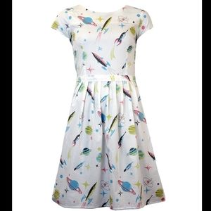 Mid Century Space Age Retro Pinup Dress